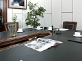 Офисный стол для переговоров Art&amp;amp;Moble 3 860х1 860х760 Массив Орех   (СГПЗ1к-19024)