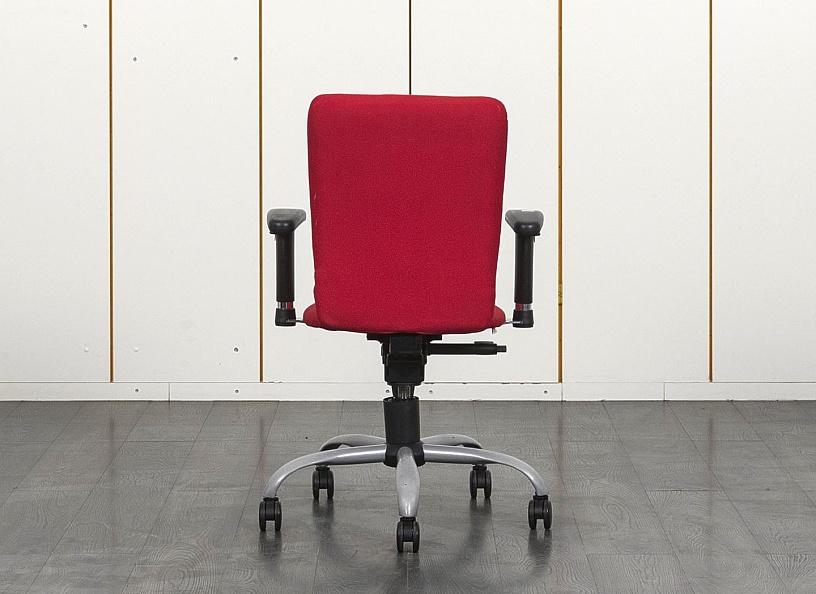 Офисное кресло для персонала   Ткань Красный   (КПТК-27051)