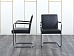 Конференц кресло для переговорной  Черный Кожа/хром Walter Knoll   (УДКЧ1-25072)