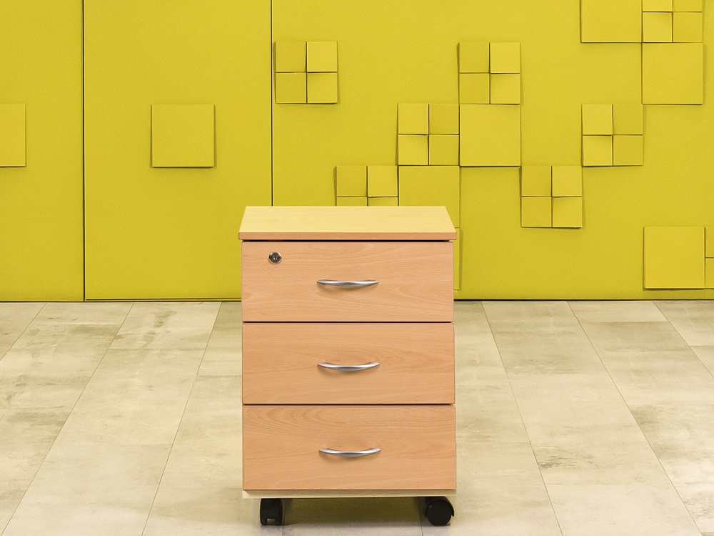 Офисная тумба выкатная  ЛДСП Бук Россия  ТВ3ЯВ-03046