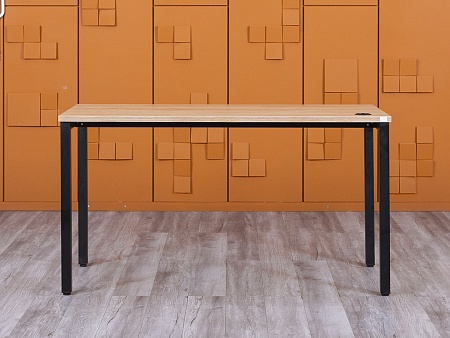 Офисный стол прямой  1 400х600х750 ЛДСП Зебрано   (СППЗ-21085) Офисный стол прямой  1 400х600х750 ЛДСП Зебрано   (СППЗ-21085)