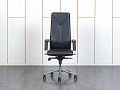 Офисное кресло руководителя  Sitland  Кожа/металл Черный Madera  (КРКЧ1-11011)