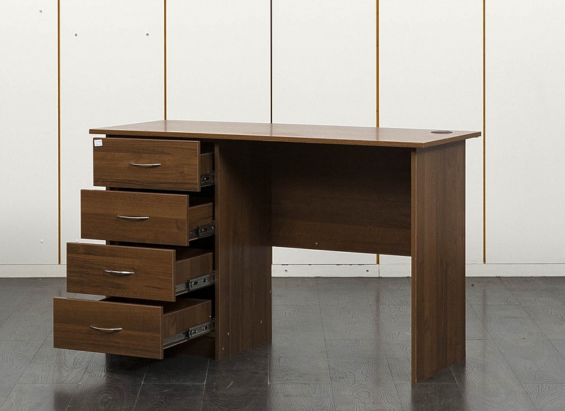 Комплект офисной мебели стол с тумбой  1 200х550х750 ЛДСП Орех   (СППХК-10061)