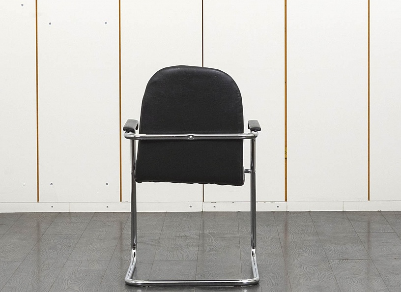 Конференц кресло для переговорной  Черный Кожзам    (УДКЧ-15071)