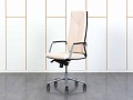 Офисное кресло руководителя  Sitland  Кожа/металл Бежевый Madera  (КРКБ-11011)