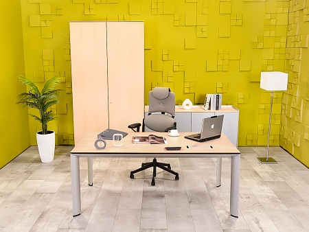 Стол для руководителя BENE 1800x900 МДФ Бук Австрия_КРВ-231223