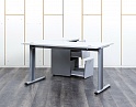 Купить Комплект офисной мебели стол с тумбой  1 400х1 435х740 ЛДСП Серый   (СПУСКп-27072)