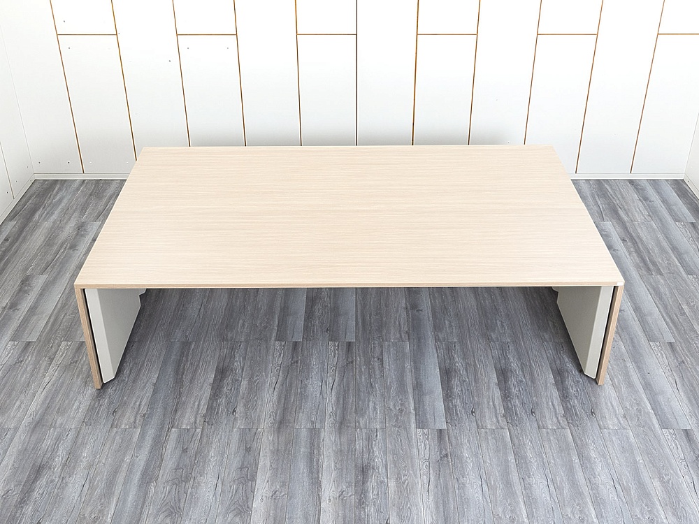 Офисный стол для переговоров  2 800х1 600х720 ЛДСП Зебрано   (СГПЗ1-21034)