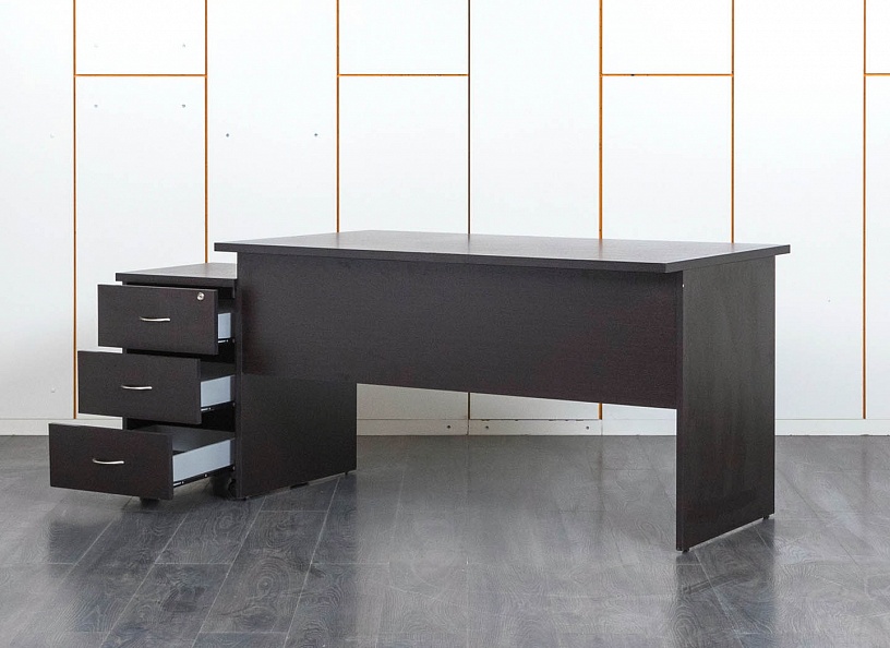 Комплект офисной мебели стол с тумбой  1 400х800х750 ЛДСП Венге   (СППЕК-21011)