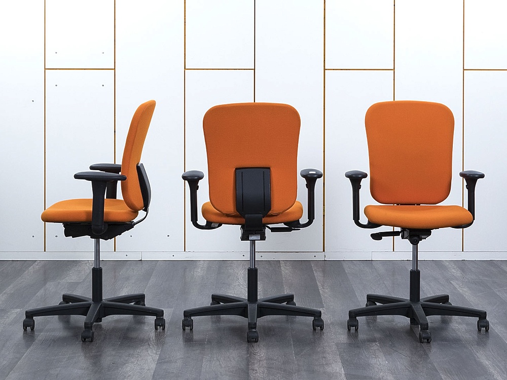 Офисное кресло для персонала  Ahrend Ткань Оранжевый   (КПТО-20053)