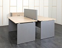 Купить Комплект офисной мебели  1 400х800х750 ЛДСП Зебрано   (КОМЗ1-08011)