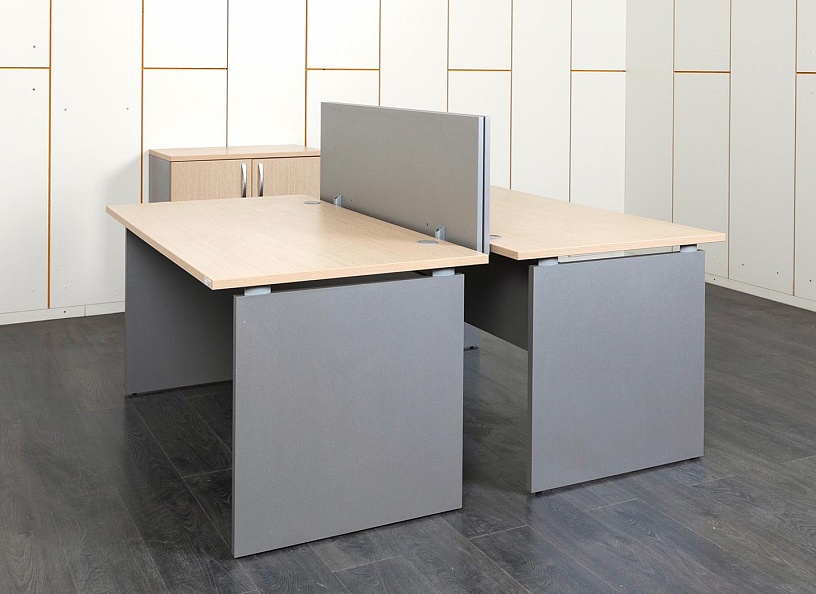 Комплект офисной мебели  1 400х800х750 ЛДСП Зебрано   (КОМЗ1-08011)