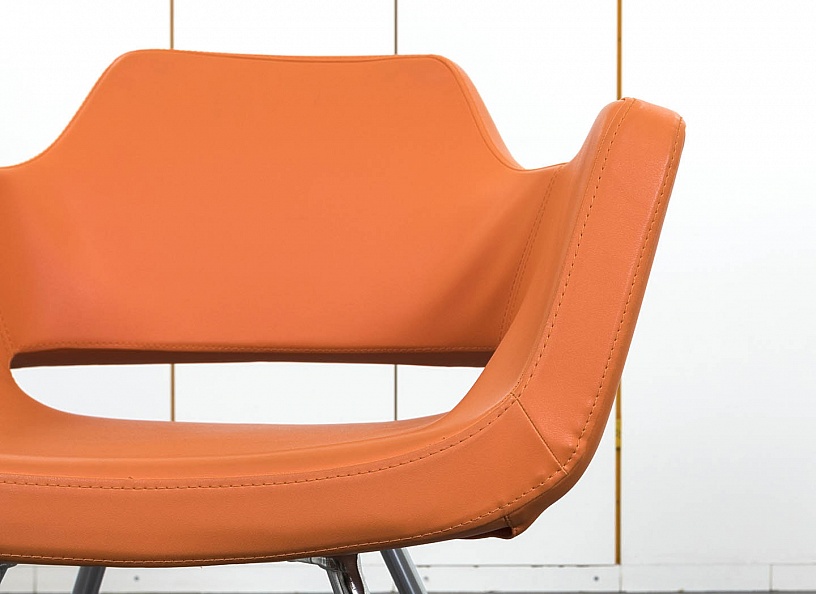 Мягкое кресло Techo Экокожа Оранжевый   (Комплект из 2-х кресел КНКОК-16081)