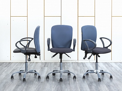 Офисное кресло для персонала   Ткань Синий   (КПТН-15034)