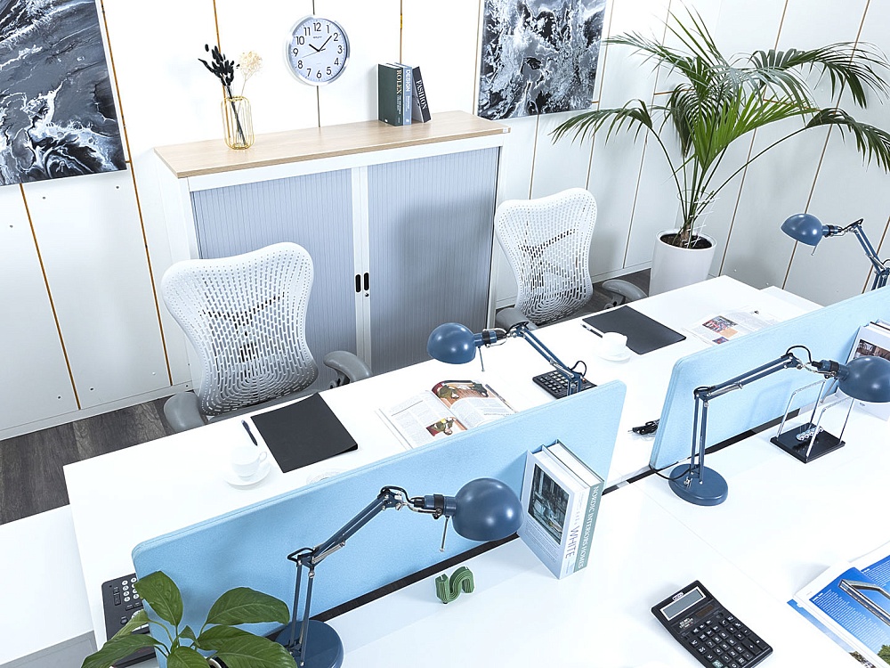 Комплект офисной мебели Herman Miller 2 800х1 630х750 ЛДСП Белый   (КОМБ1-30033)