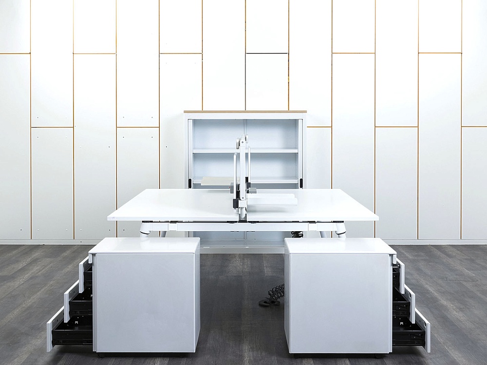 Комплект офисной мебели Herman Miller 1 600х1 650х1 180 ЛДСП Белый   (КОМБ-13112)