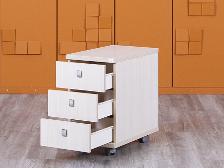 Офисная тумба выкатная  320х520х550 ЛДСП Дуб молочный   (ТВ3ЯВ3-18085) Офисная тумба выкатная  320х520х550 ЛДСП Дуб молочный   (ТВ3ЯВ3-18085)