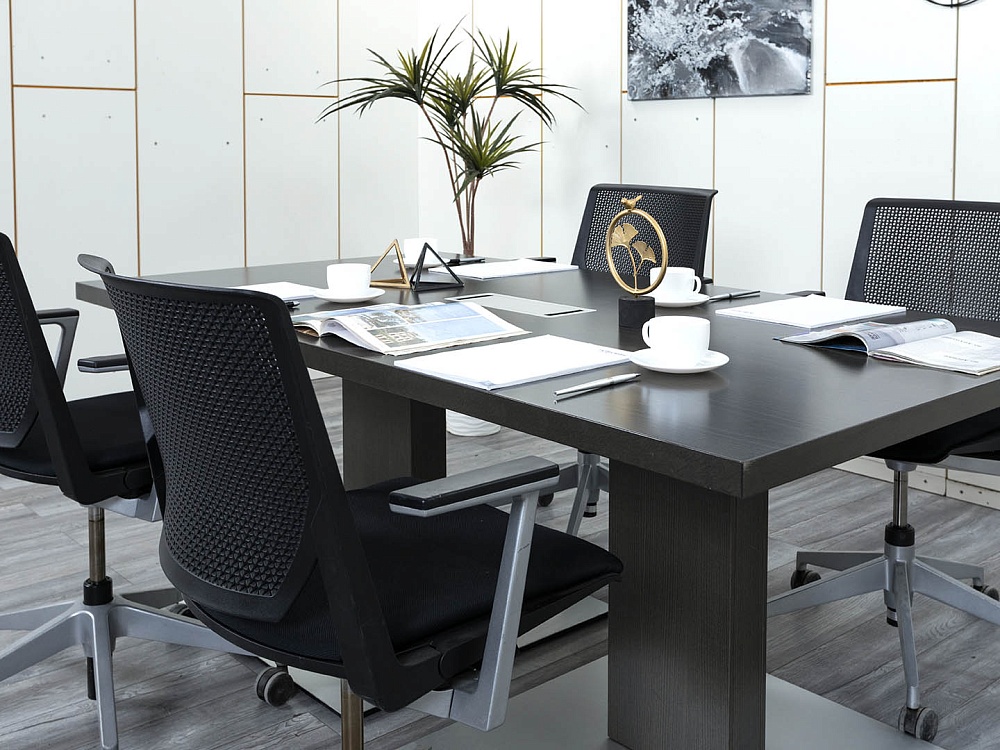 Офисный стол для переговоров Bene 1 850х1 000х740 Шпон Венге   (СГПЕ-16104)