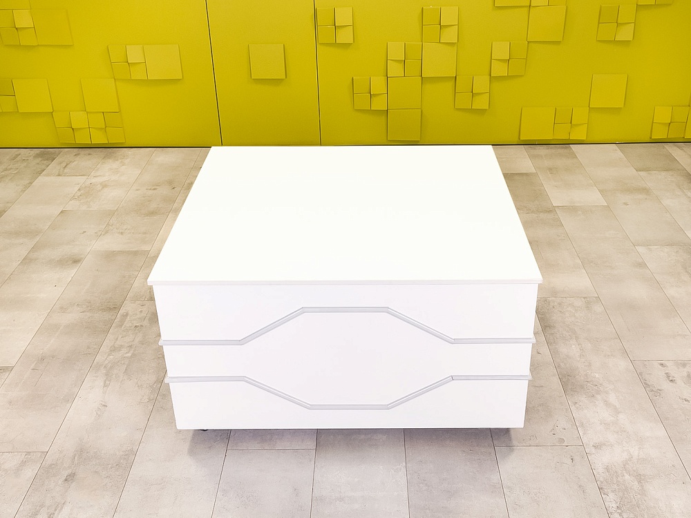 Журнальный столик 1100x1100x620 ЛДСП Белый Россия_СЖПБ-011024