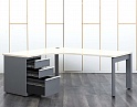 Купить Комплект офисной мебели стол с тумбой Bene 1 830х1 625х720 ЛДСП Бук   (СПУВКл-09112)