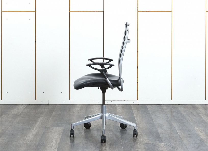 Офисное кресло для персонала  ARTE'S Кожа Черный   (КПКЧ-15083)