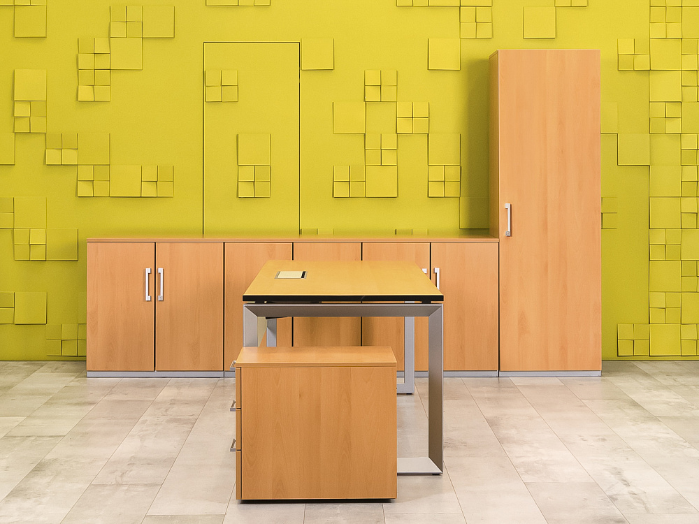 Кабинет руководителя  Steelcase ЛДСП Ольха Франция  КРЛ4-04026