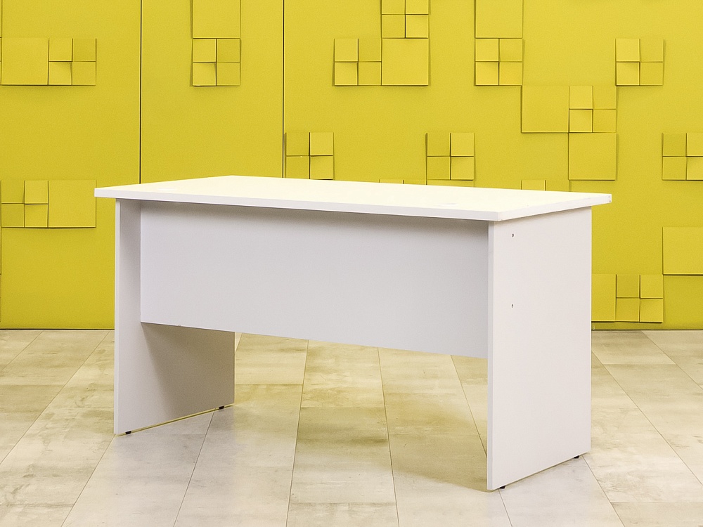 Офисный стол прямой ЛДСП Белый  СППБ1-14046