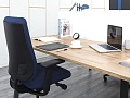 Комплект офисной мебели  2 770х1 590х750 ЛДСП Зебрано   (КОМЗ1-16074)