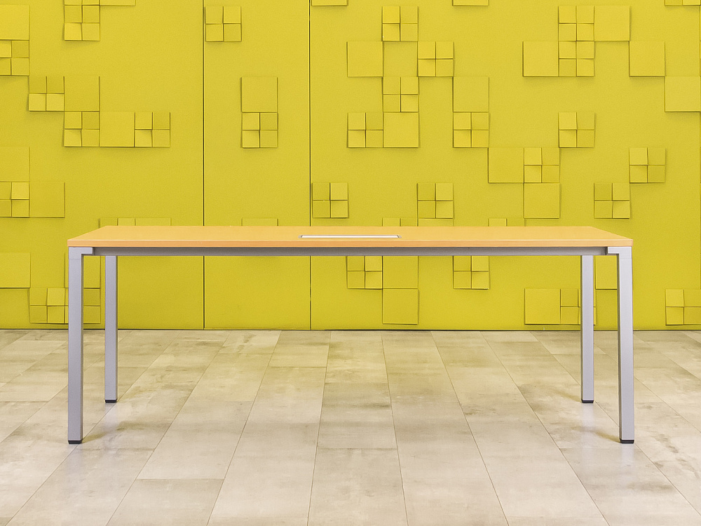 Стол для руководителя  Steelcase ЛДСП Бук Германия  СРПВ1-071223