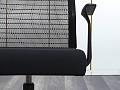 Конференц кресло для переговорной  Черный Ткань SteelCase   (КПТЧ-27062)