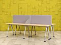 Комплект офисной мебели на 4 человека  KNOLL ЛДСП Клен США  ГКВ1-24076