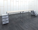 Купить Комплект офисной мебели  3 200х800х710 ЛДСП Зебрано   (КОМЗ1-10012)