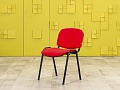 Офисный стул на ножках Изо Ткань Красный Россия