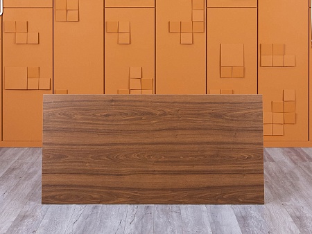 Офисный стол прямой  1 380х680х750 ЛДСП Орех   (СППХ-04074(нов))