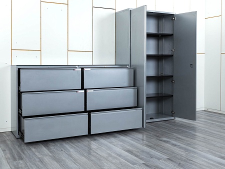 Комплект офисной мебели Herman Miller 3 200х1 800х1 000 ЛДСП Орех   (КОМХ-17082)