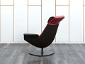 Мягкое кресло SteelCase Кожа Красный Massaud Lounge Chair  (КНКК-14045)