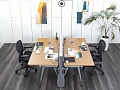 Комплект офисной мебели Herman Miller 1 600х1 700х730 ЛДСП Орех   (КОМХ-19082)