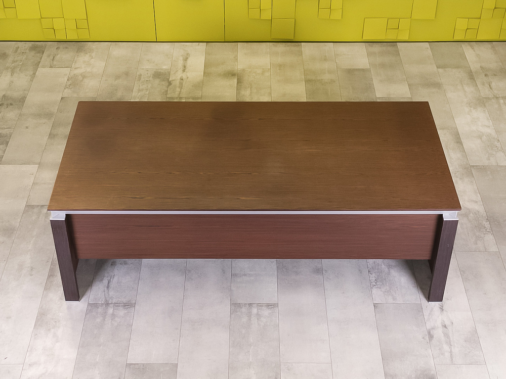 Стол для руководителя HAN 2200x1000 Шпон Венге Италия_СРПЕ-061022
