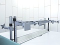 Комплект офисной мебели Technology Desking 2 050х1 330х720 ЛДСП Серый   (КОМС-01101)