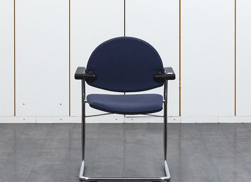 Конференц кресло для переговорной  Синий Ткань VITRA   (УДТН-15111)