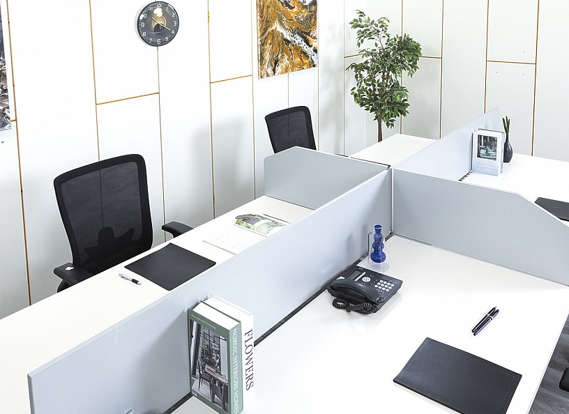 Комплект офисной мебели Haworth 3 200х1 660х1 050 ЛДСП Белый   (КОМБ-17113)