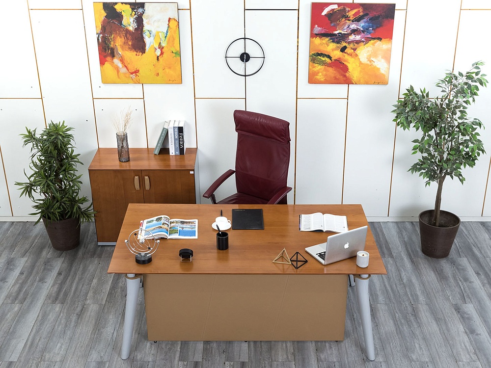 Стол для руководителя Codutti 1 800х1 000х720 МДФ Орех Master Point  (СРПХ-11064)