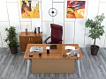 Стол для руководителя Codutti 1 800х1 000х720 МДФ Орех Master Point  (СРПХ-11064)
