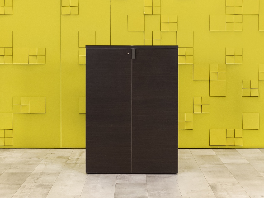 Шкаф для документов офисный ЛДСП Венге   ШД2ДЕ-31035