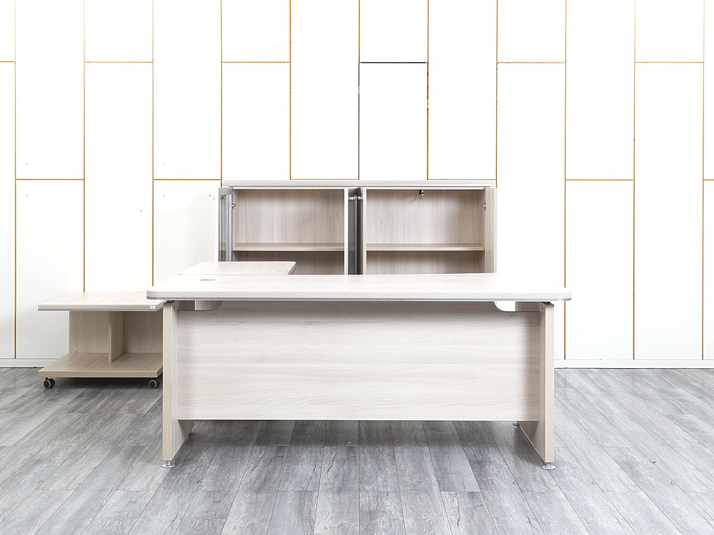 Кабинет руководителя  1 800х950х760 ЛДСП Дуб молочный Focus Director  (КРВ-21064)