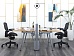 Комплект офисной мебели Herman Miller 1 600х1 700х730 ЛДСП Орех   (КОМХ-19082)