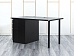 Комплект офисной мебели стол с тумбой IKEA 1 400х800х760 ЛДСП Черный   (СППЧКл-04064)