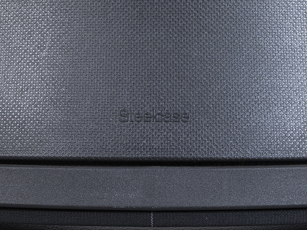 Офисное кресло для персонала  SteelCase Кожа Черный   (КПКЧ-30074)