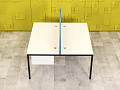 Комплект офисной мебели на 2 человека ЛДСП Белый  ГКБ-26016