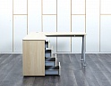 Купить Комплект офисной мебели стол с тумбой  1 400х1 600х750 ЛДСП Клен   (СПУВ2Кл-13033)